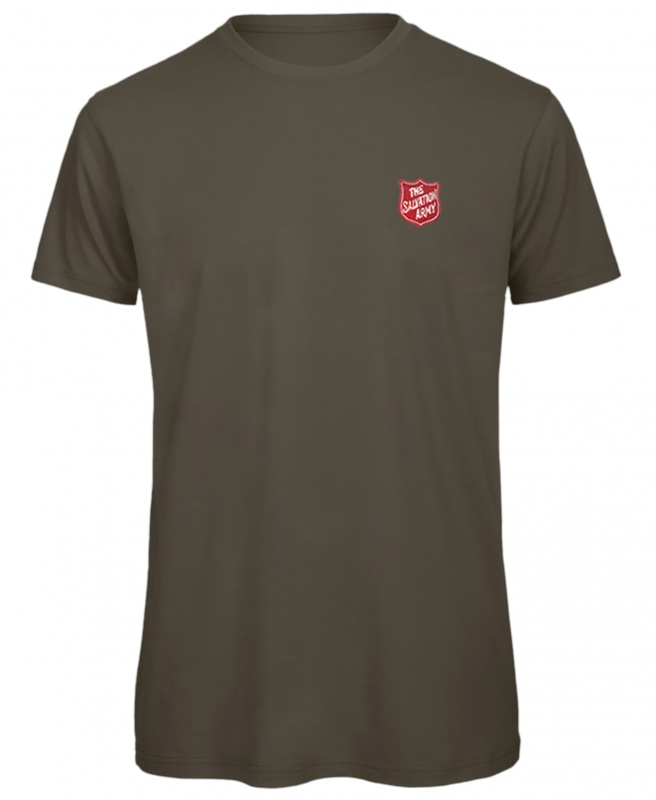 Sustainable Mens Khaki T-shirt